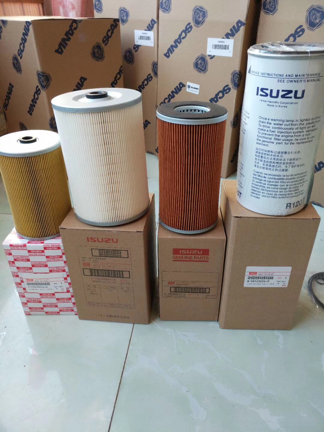 ISUZU air filter oil filte air filter