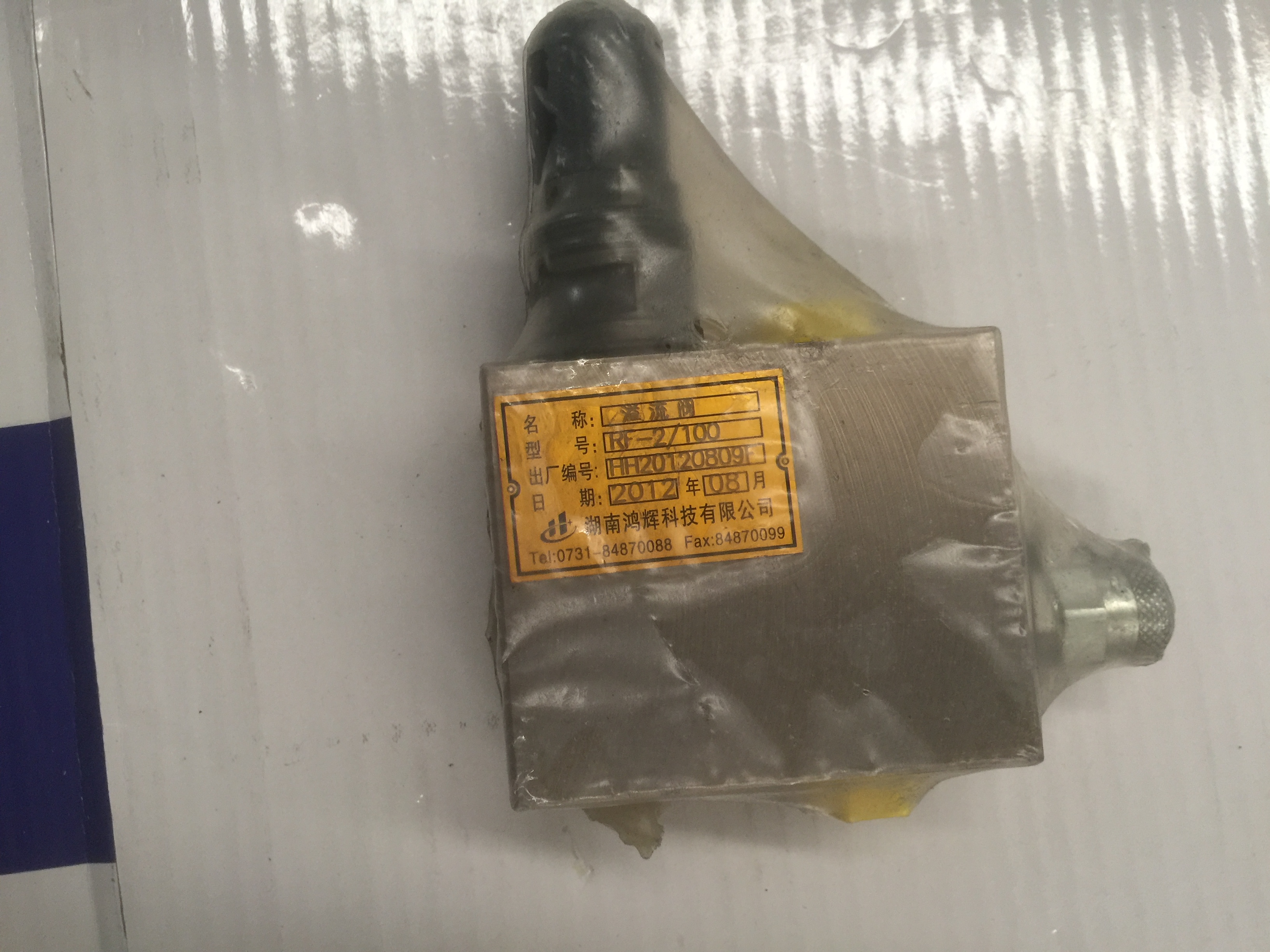 ZOOMLION crawler crane Relief valve 90bar 1010300292 RF-2/100  1010300292