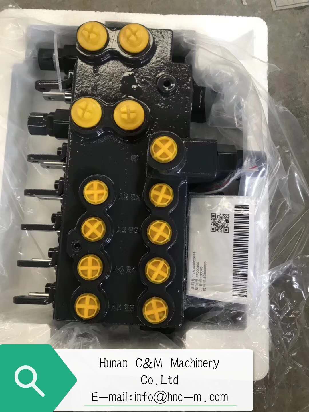 XCMG truck crane  Chassis operating valve 803000096