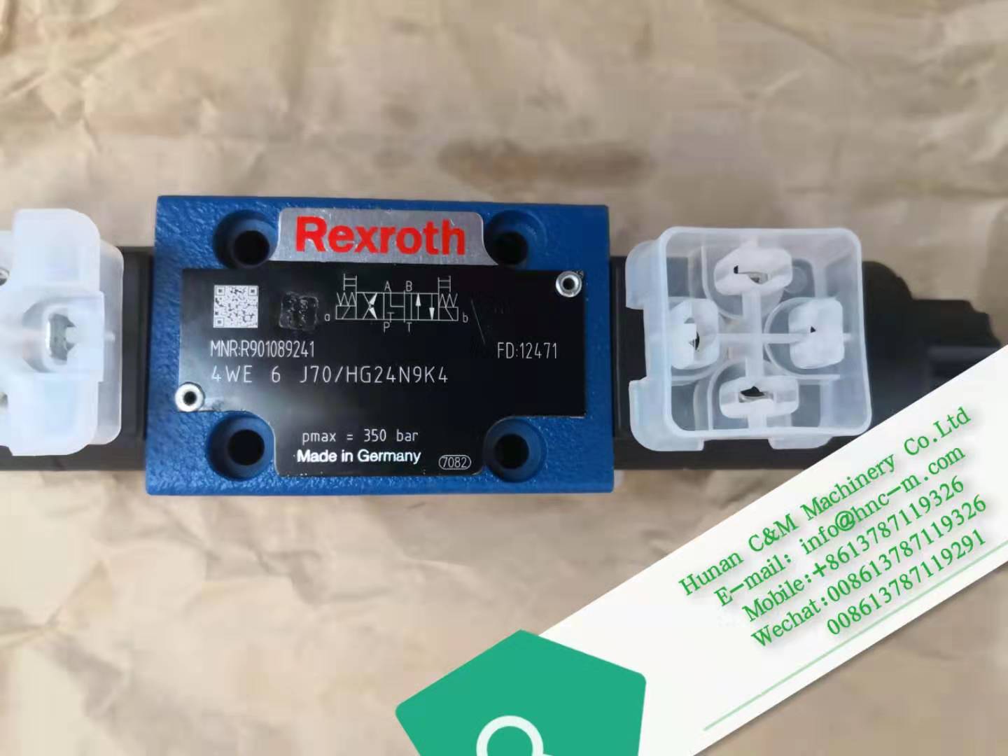 ZOOMLION mobile crane solenoid valve 4WE6J70/HG24N9K4