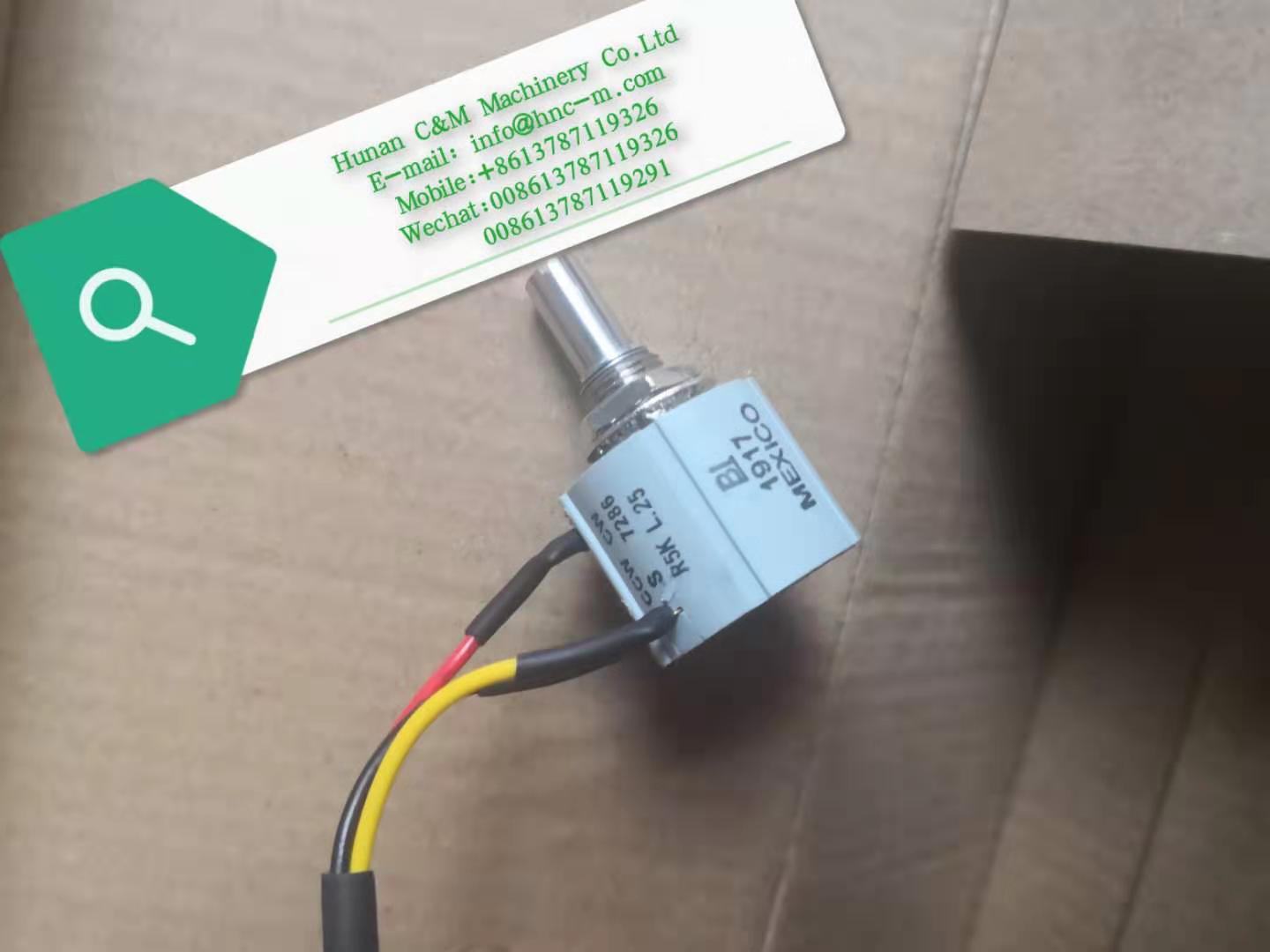 ZOOMLION ZTC251 length sensor length adjustable potential CCW CW S 7286 R5K L.25