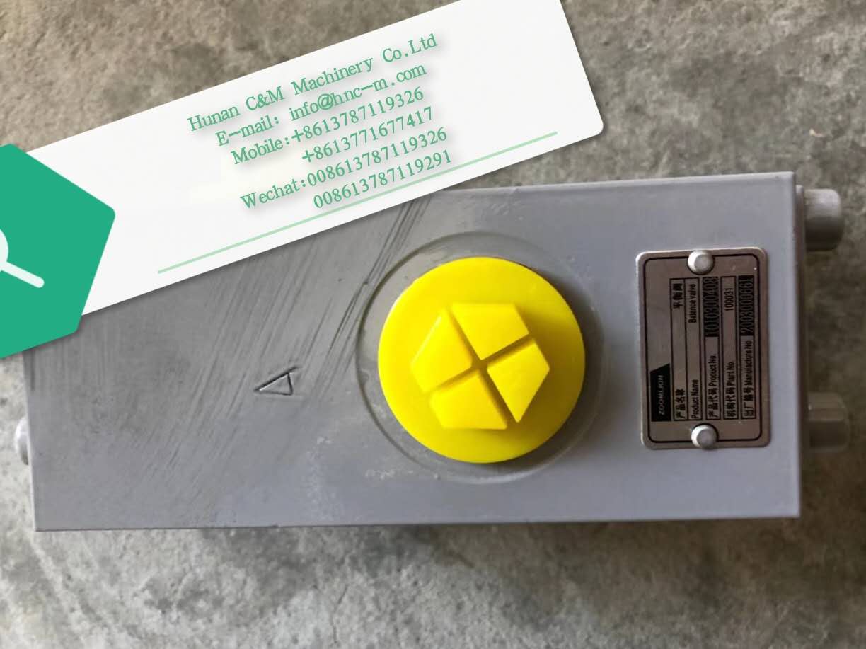 ZOOMLION mobile crane Balancing valve CCBH300-4.5/7 1010300408