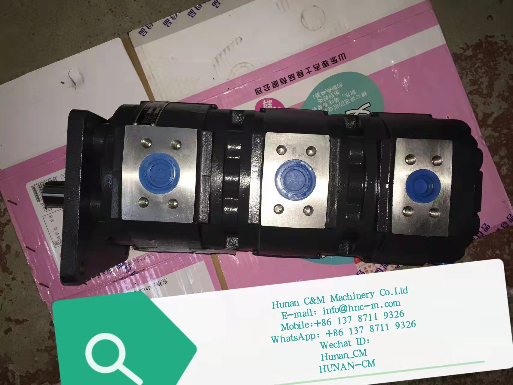 ZOOMLION truck crane Triple gear pump 1010000260 CB-KPZ63/50/32
