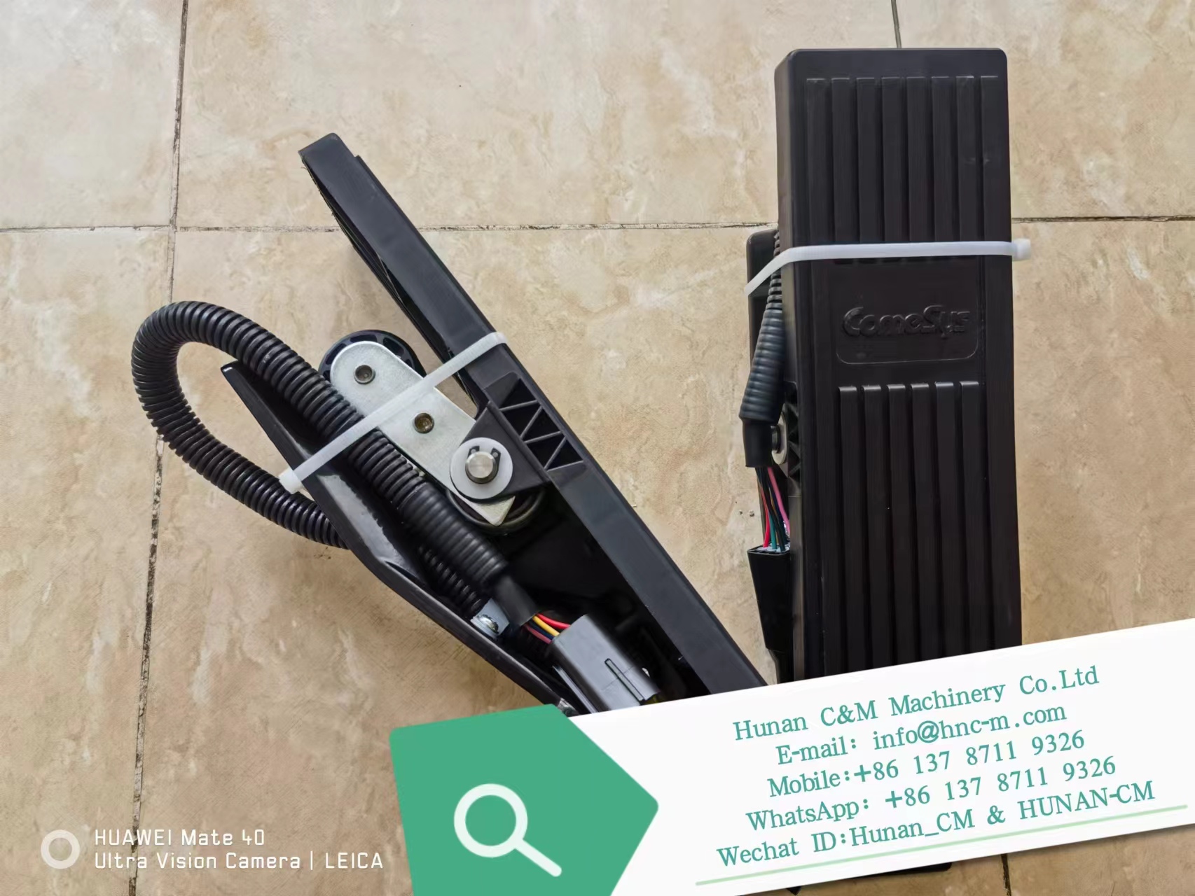 ZOOMLION truck crane WEICHAI engine throttle acceleration pedal COMESYS Parts number FY7-016-2151