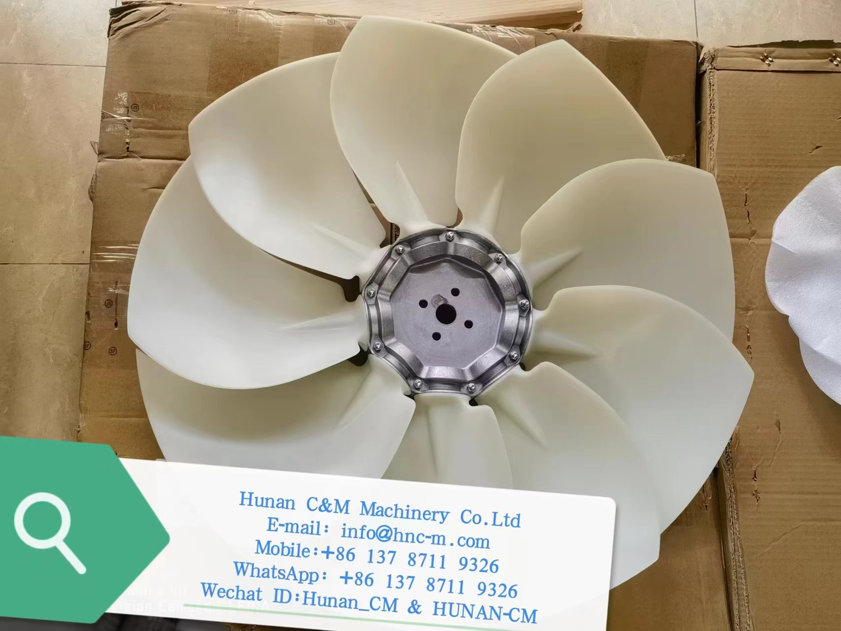 ZOOMLION ZRT RT750 RT850 Cummins engine radiater fan 1000300302 WFLCN09 23320 WingFan S4ZR 4505403546