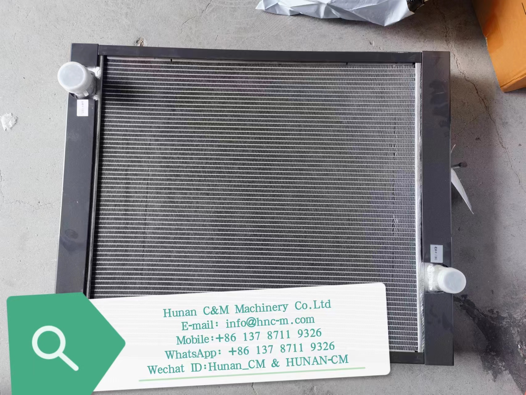 ZOOMLION truck crane QY50V531 WEICHAI engine radiator 1000300576