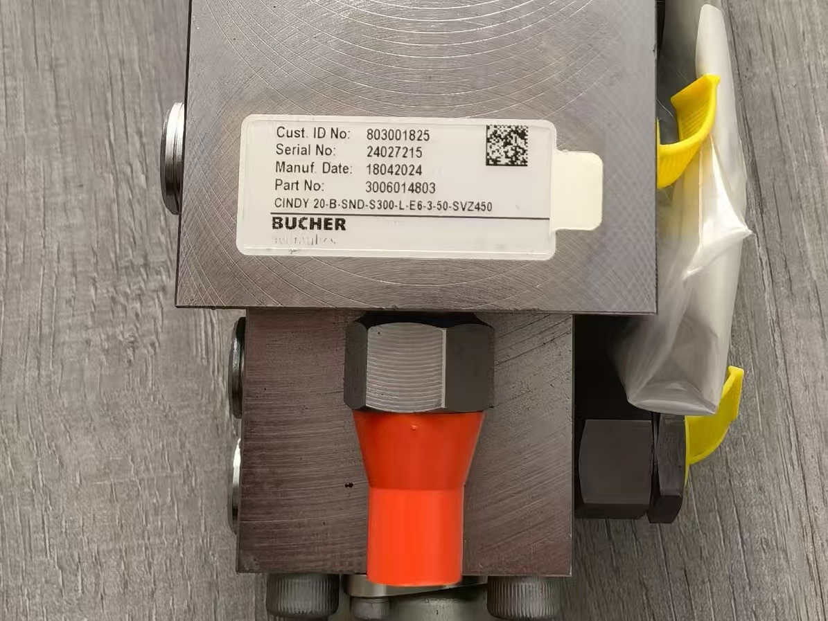 XCMG truck crane  BUCHER HYDRAULICS derricking  balance valve 803001825 3006014803 CINDY 20-B-SND-S300-L-E6-3-50-SVZ450