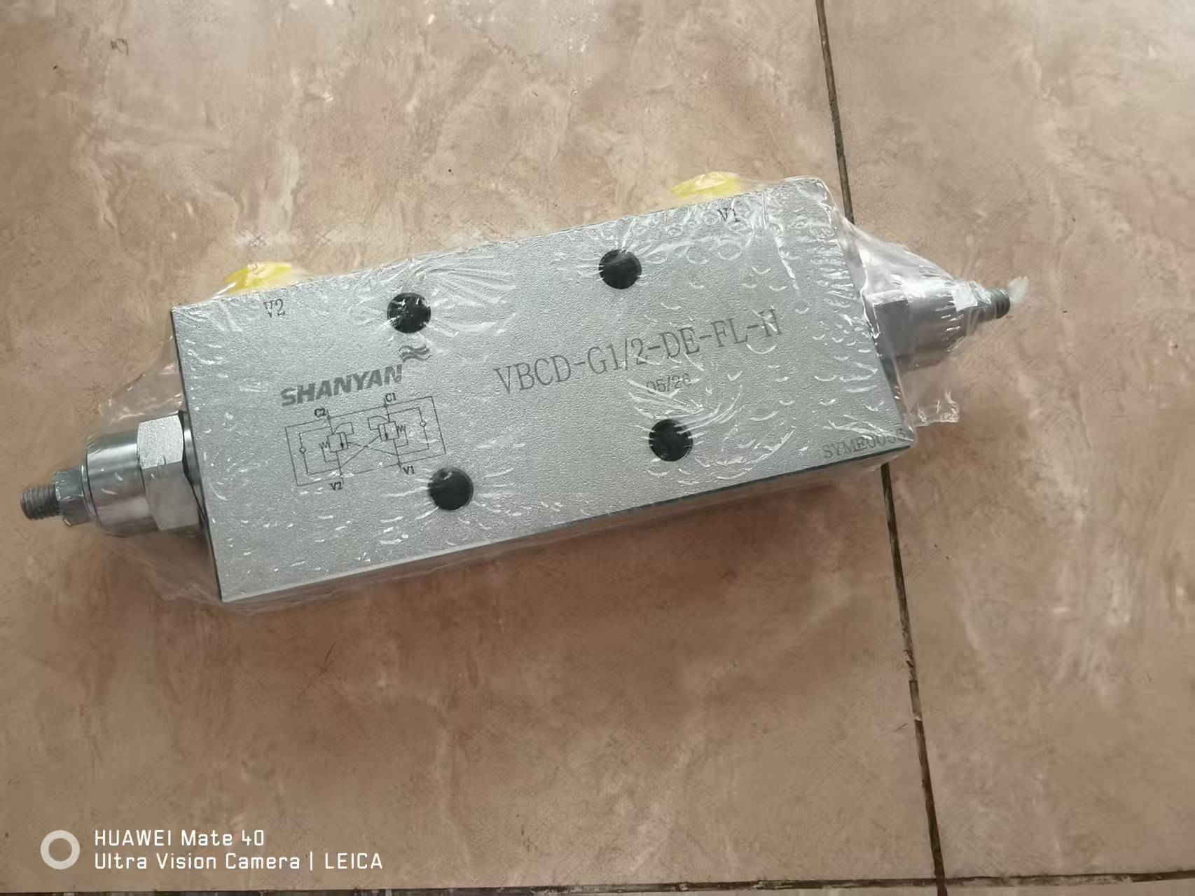 SANY XCMG ZOOMLION balance valve SHANYAN VBCD-G1/2-DE-FL-H